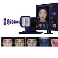 Escáner Facial de Piel con IA de 5 Espectros Comercial con Software Inteligente de Imagen y Análisis de la Piel
