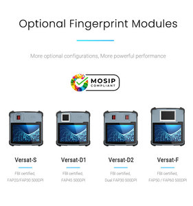 IP67 Không Dây Rugged Sinh Trắc Học Máy Tính Bảng Với 4-4-2 Cảm Biến Dấu Vân Tay NFC Dual <span class=keywords><strong>Sim</strong></span> Iso19794 Iris Cho Công Cộng Ứng Dụng - Product Image 6