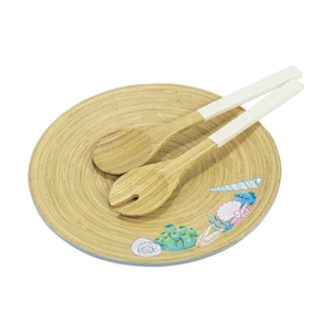 Ensemble de sets de table/sous-plats/assiettes en bambou laqué Ocean Inspiration, décoration de table, accessoires de cuisine, vente en gros - Product Image 1