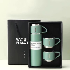 Latest Design Double Wall Stainless Steel 18/8 Vacuum Flasks With Portable <b>Tea</b> Lid Gift Thermo Office Mug Digital Design - Product Image 4