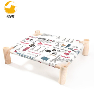 Rectangular <strong>Outdoor</strong> Cooling <strong>Dog</strong> <strong>Bed</strong> with Anti-Slip Bases Elevated Raised <strong>Dog</strong> Cot with Animal Pattern for Pets - Product Image 6