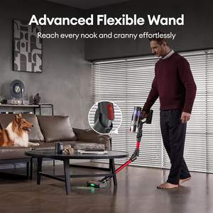 Aspirateur à manche sans fil Ultenic 550W, autonomie de 60 minutes, avec tige flexible à 180 degrés et brosse anti-emmêlement pour usage domestique - Product Image 3