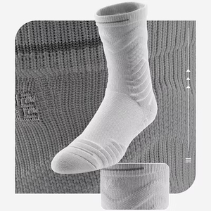 Chaussettes de basket-ball avec logo personnalisé, chaussettes de sport rembourrées, chaussettes de sport de haute qualité pour hommes et femmes, vente en gros - Product Image 3