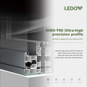 Cao Cấp Outswing Pháp Patio Cửa Tempered Glass Tường Divider Khung Nhôm Cho Bắc Mỹ Nhà & Khách Sạn - Product Image 4