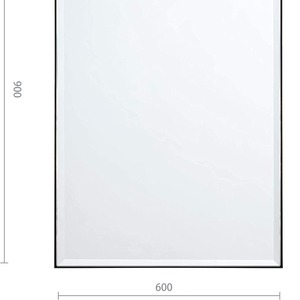 <span class=keywords><strong>Espejo</strong></span> de baño montado en la pared de aleación de aluminio de diseño moderno con marco cuadrado sin taladro para <span class=keywords><strong>maquillaje</strong></span> y uso de <span class=keywords><strong>espejo</strong></span> de vidrio para inodoro - Product Image 5