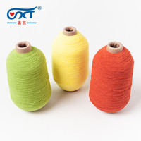 Prix usine 90 #100 #110 #120 # fil de caoutchouc de Latex élastique fil de Polyester à Double revêtement en caoutchouc pour chaussettes et gants