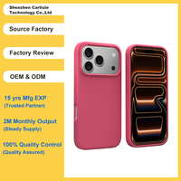 Coques de téléphone en silicone liquide en gros, personnalisables avec logo, plusieurs couleurs, pour iPhone 17 Pro Max avec aimant N52
