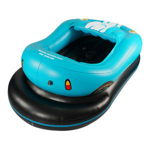 OUTAFUN Jouet de piscine pour adultes Voiture <span class=keywords><strong>tamponneuse</strong></span> <span class=keywords><strong>gonflable</strong></span> avec moteur PVC écologique 1 personne Flotteur de piscine intérieur extérieur - Product Image 5