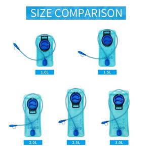 DJ025 TPU Sans BPA, poche à eau pour l'escalade et le cyclisme, 1,5 litre, poche à eau en PEVA, 2L, poche à eau d'hydratation - Product Image 6