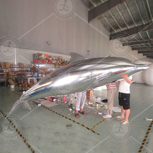 Máy Bay Điều Khiển Từ Xa Chất Lượng Cao Tùy Chỉnh Mới 2022 Cá Heo Helium Quảng Cáo Hoạt Hình Cá Heo Bay Bơm Hơi - Product Image 6