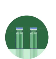 Flacon en verre de 30 ml avec bouchon en caoutchouc pour adjuvant de vaccin, scellage de précision, pour laboratoire