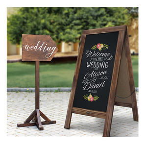 Mini Etiqueta de pizarra colgante de madera para tienda de Hotel y pizarra pequeña para el hogar para mensajes personalizados - Product Image 2