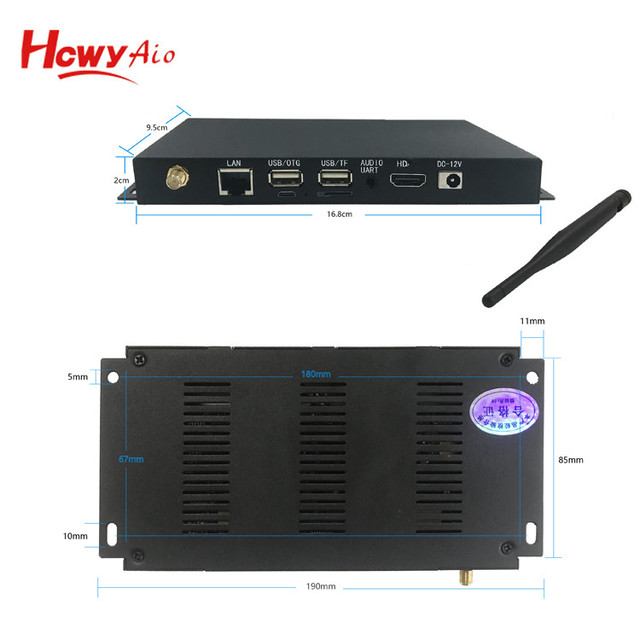 RK3568 2+16G Android11 Metal TV Box 2025 2GB Freestream Smart UHD 4K Player with 1 Year Warranty