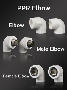 Coude femelle PPR avec support personnalisable OEM à tête carrée de technique de forge à douille de 50mm - Product Image 4