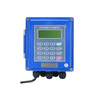 Medidor de Flujo de Agua de Alta Precisión y Bajo Precio de Pokcenser, Sensor de Flujo Ultrasónico DN32 a DN50