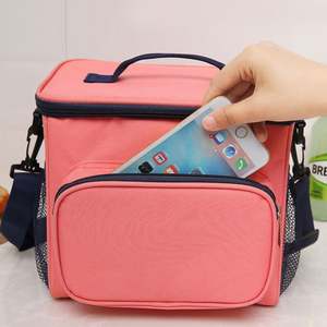 Custom Portable Adult Lunch Box <b>Large</b> Insulated <b>Cooler</b> Tote <b>Bag</b> for Men Women Kids Made of Polyester for Beach Use - Product Image 5