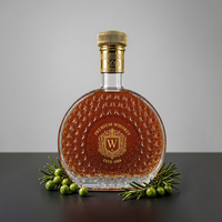 Bouteilles de Luxe en Verre XO 700ml Personnalisables Vides pour Cognac, Whisky, Spiritueux – Emballage Haute Qualité en Verre Flint