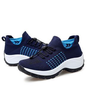 Zapatillas Deportivas de Mujer de Talla Grande, Transpirables, con Malla, Suela Gruesa, Estilo <span class=keywords><strong>Rocker</strong></span>, Primavera - Product Image 1