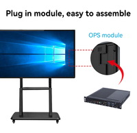 Grosir OPS Mini PC Generasi ke-2 hingga ke-13 I5 80Pin untuk Papan Tulis Interaktif Digital Signage Komputer Industri Tertanam Dual Lan