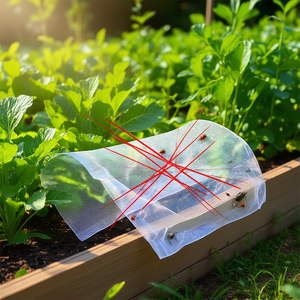 Rete anti-insetti rettangolare 8ft X 10ft per il controllo dei parassiti e la protezione delle piante da giardinaggio, rete in plastica solida - Product Image 2