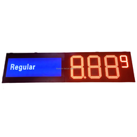 Affichage LED programmable, panneau de prix de station-service, panneau publicitaire numérique pour le prix de l'essence aux États-Unis