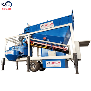 Centrale à béton portative haute efficacité 60m3/h avec filtre à sacs anti-poussière pour la construction - Product Image 2