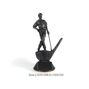 Golf trophy figurines/Statues for home decoration gifts ornaments