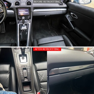 2015-2023 <b>Car</b> <b>Interior</b> Upgrade Carbon Fiber <b>Interior</b> Modification Parts Complete Set of <b>Interior</b> Patches Suitable for 718 - Product Image 2