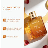 Spray parfumé au miel et au citron, parfum floral fruité sucré avec rose et cassis, longue tenue, parfum unisexe, 1,7 fl.oz