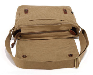 Evercredit borsa da viaggio in tela di cotone alla moda borsa da lavoro Casual a tracolla tracolla da uomo donna alla moda borsa <span class=keywords><strong>Messenger</strong></span> - Product Image 5