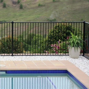 Tùy chỉnh phong cách hiện đại bất động sản bảo vệ khu dân cư bao vây khu vườn bột tráng hàng rào tấm An ninh hàng rào hình ống - Product Image 3