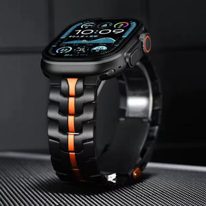 Bracelet en titane pour hommes conçu de luxe pour <span class=keywords><strong>Apple</strong></span> <span class=keywords><strong>Watch</strong></span> Strap Correa - Product Image 2