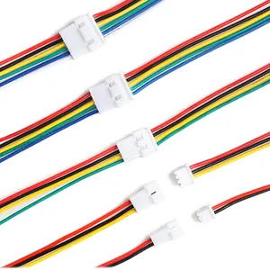 Wiring Harness cable assembly Custom 8 10 12 14 16 24 26 32 AWG jst 1.0 1.25 1.5 2.0 2.54mm pitch wire harness jst 1.25mm