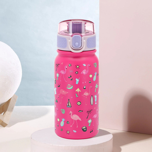 SilverJet Kids Stainless Steel Water Bottle 500Ml Double Wall Insulated With Lid And Handle For School Outdoor Use - Product Image 2