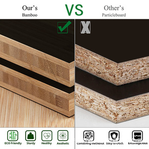 <b>Modern</b> Bedside Table With Drawers And Open <b>Shelves</b> For Bedroom And Living Room Storage Furniture - Product Image 2