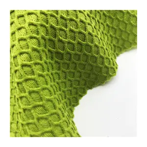 Vải Lưới Tổ Ong Bán Chạy Vải Dệt Kim Cấu Trúc 86% Polyester 14% Spandex Dành Cho Thể Thao