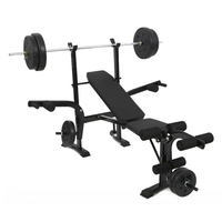 Banc de musculation pliable et réglable multifonctionnel pour haltères et développé couché, portable, pour la vente en gros