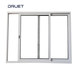 Fenêtre coulissante horizontale antivol <span class=keywords><strong>DRUET</strong></span> en acier inoxydable avec cadre en alliage d'aluminium certifiée CE pour cuisine - Product Image 4