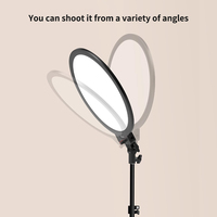 Pour R10 Professionnel, Anneau Lumineux LED de Studio 12 Pouces, Pliable, Portable, Doux, Réglable, 3 Températures, Éclairage Photographique
