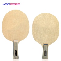 Konford OEM personnalisé pur bois 2 couches de carbone aryle pour usine de lame de ping-pong vente en gros de batte de ping-pong fond de ping-pong
