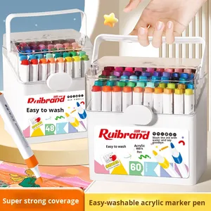 Stock all'ingrosso <span class=keywords><strong>pennarelli</strong></span> in tessuto lavabile a base d'acqua <span class=keywords><strong>pennarelli</strong></span> acrilici <span class=keywords><strong>per</strong></span> bambini <span class=keywords><strong>pennarelli</strong></span> <span class=keywords><strong>per</strong></span> pittura scarabocchi impilabili in plastica - Product Image 4