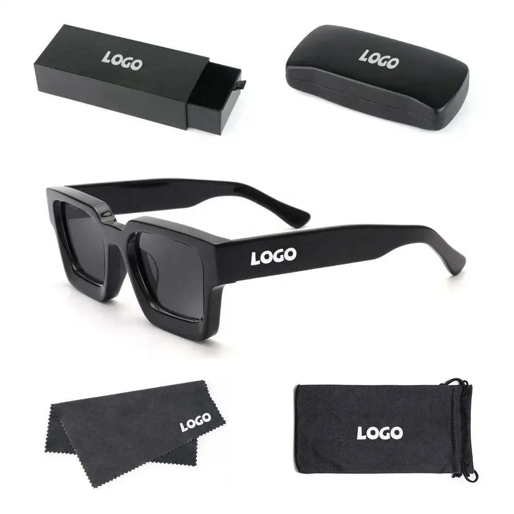 Fabrik hochwertige Mazzucchelli Acetat-Rahmen Luxus-Design Sonnenbrillen individuelle Sonnenbrillen Logo Herren Damen