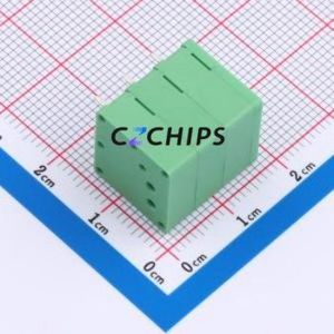 MX205R-5.0-03P-GN01-Cu-A Spring Terminal Block Through hole Component (THT),P=5mm Connector 1x3P 5mm Green Right Angle Insert - Product Image 2