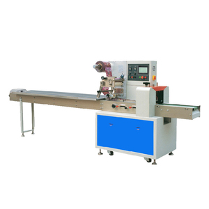 Máquina Envolvedora al Vacío de Alimentos Automática SPK250B con Control PLC y Motor, para Envolver con Film Plástico en Forma de Almohada - Product Image 1