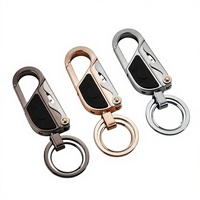 Porte-clés de voiture JOBON personnalisé avec logo, en alliage de zinc vintage de luxe, de haute qualité, 3 en 1, avec ouvre-bouteille, lumière LED, boîte cadeau