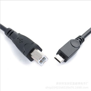 Micro Usb Otg Cable For Android <b>Phone</b> Tablet <b>Printer</b> Electronic Piano App Data Transfer Pure Copper Conductor Plastic Material - Product Image 2