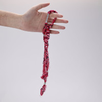 Adornos para Bolsos, Adorno de Tela Estilo Bandana con Gancho Metálico, Adornos Personalizados para Bolsos OEM
