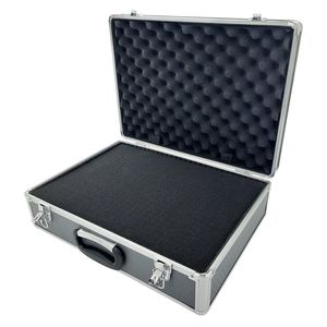 Large Grey Hard Flight Case Camera DJ Foam <strong>Storage</strong> <strong>Briefcase</strong> <strong>Box</strong> - Product Image 6