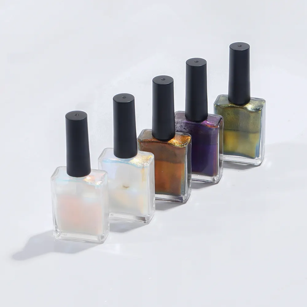 OEM manufacturer nail gel polish sets UV nail art lquild magic chrome mirror powder gel ploish