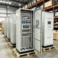 Panel PLC Trifásico Multivoltaje APFC 380V con Banco de Condensadores, 64 E/S, Memoria de Datos y Corrección del Factor de Potencia para Uso Industrial